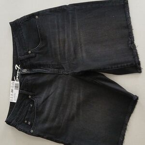 Seven7 Charcoal Denim Shorts, Size 6